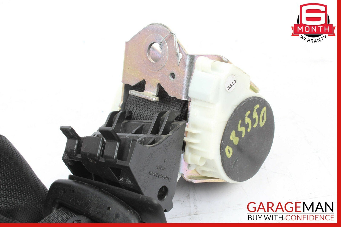 07-13 Mercedes W221 S550 Rear Center Seat Belt Retractor Buckle Assembly OEM