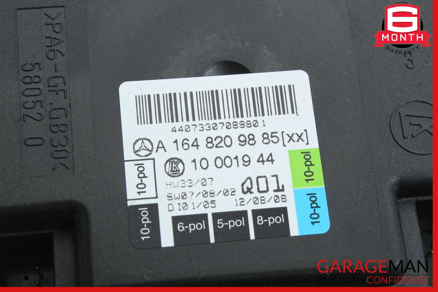 06-12 Mercedes X164 GL320 R500 ML450 Front Right Side Door Control Module OEM