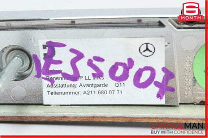 03-09 Mercedes W211 E350 Front Left Dashboard Dash Molding Trim Bezel Walnut OEM