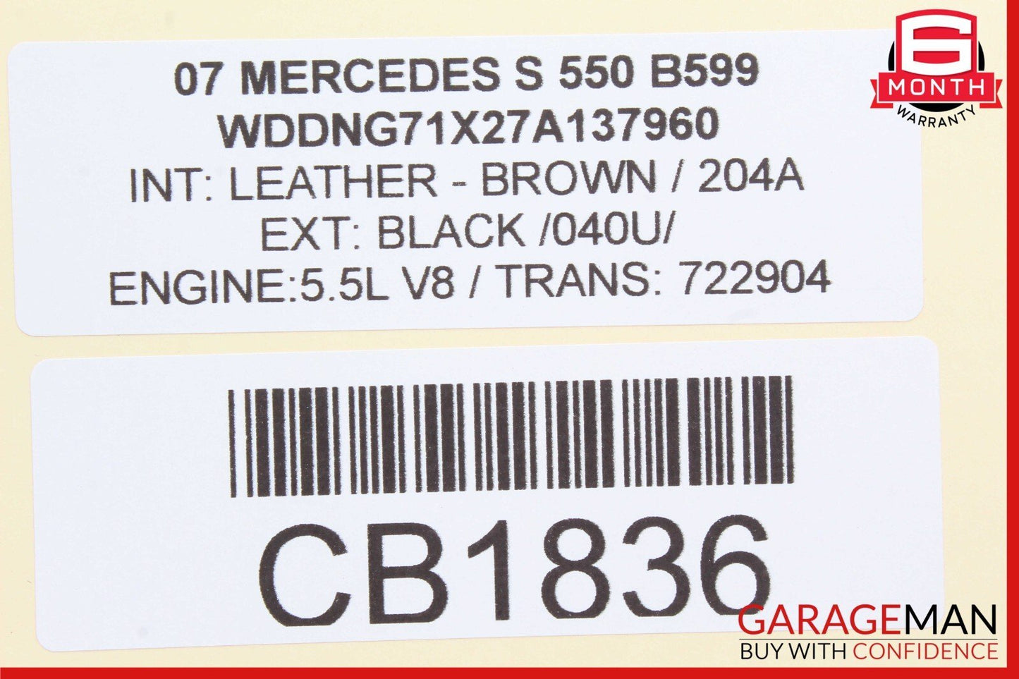 07-14 Mercedes W221 S550 CL550 Door Lock Switch Front Left Driver 2218213051 OEM