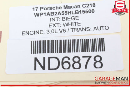 15-24 Porsche Macan 95B Rear Right Passenger Door Lock Latch Actuator OEM