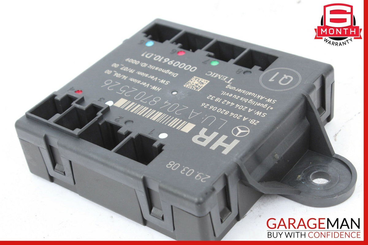 08-14 Mercedes W204 C300 C350 Rear Right Side Door Controller Module Unit OEM