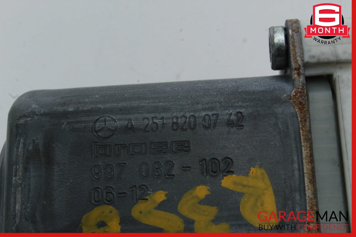 06-12 Mercedes W251 R350 4MATIC Front Left Side Door Window Regulator Motor OEM