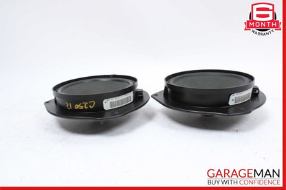 08-14 Mercedes W204 C250 Front Right & Left Door Sound Speakers Set of 2 OEM