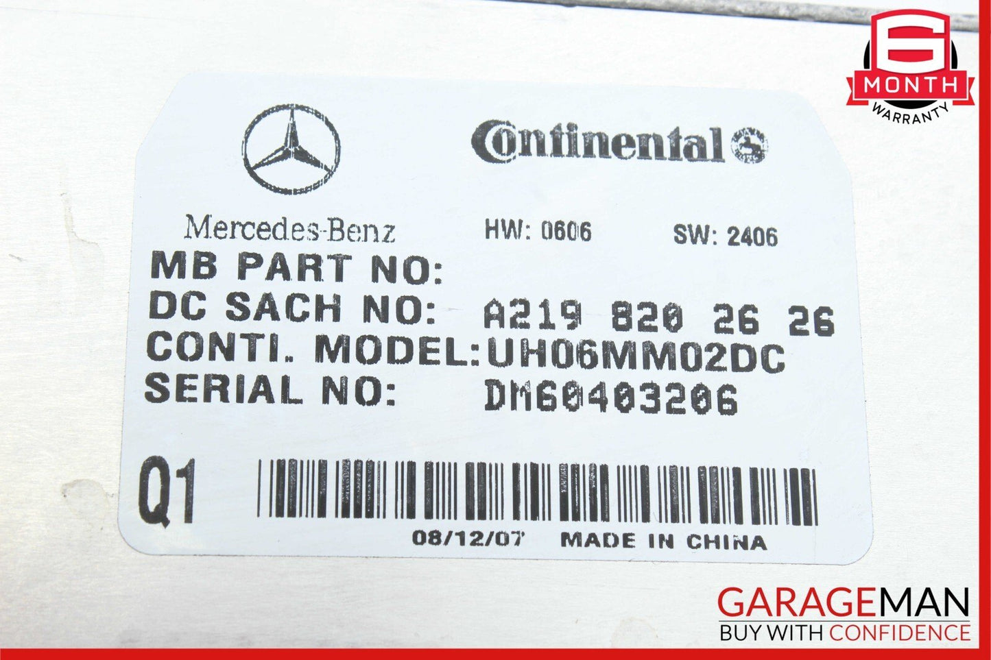 06-09 Mercedes W211 E320 R500 ML550 Communication Control Module 2198202626 OEM