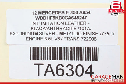 10-18 Mercedes W212 E350 CLS63 Rear SAM Module Relay Fuse Box 2129005001 OEM