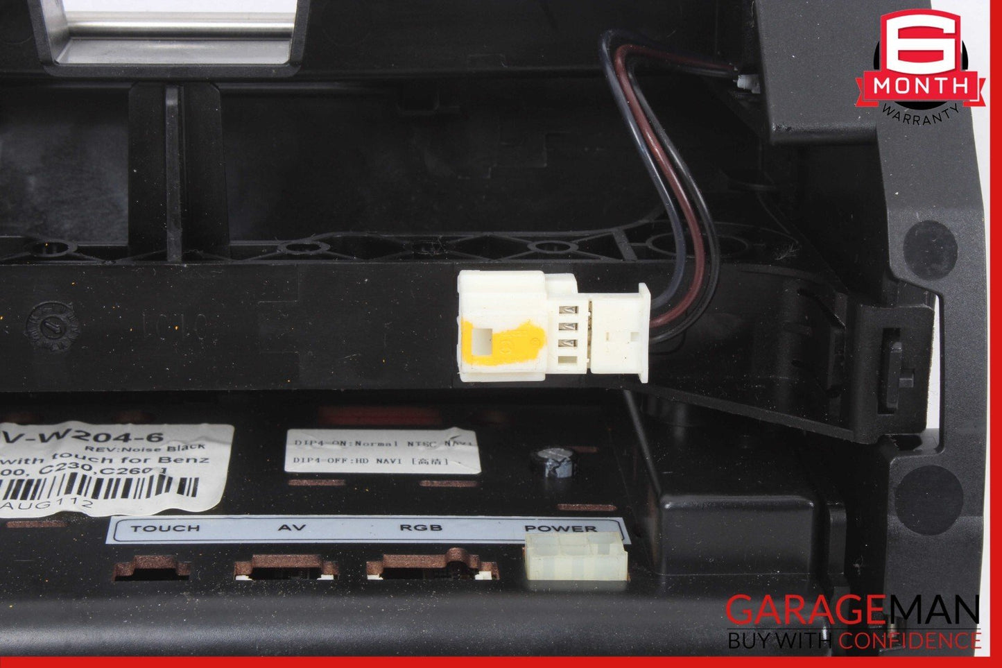 08-11 Mercedes W204 C300 C350 Navigation LCD Display Screen Monitor w/ Cover OEM