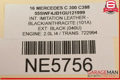 15-20 Mercedes W205 C300 Rear Right Passenger Side Door Control Module Unit OEM