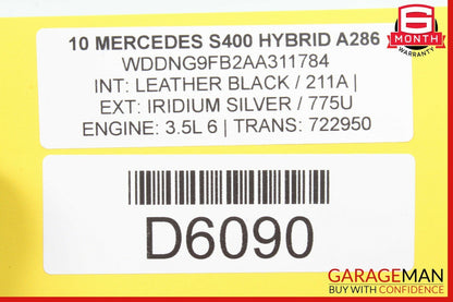 07-13 Mercedes W221 S400 S550 S600 Top Shark Fin Antenna Roof GPS Silver OEM