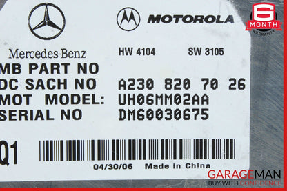 06-12 Mercedes X164 GL450 ML500 SL65 Communication Control Module 2308207026 OEM