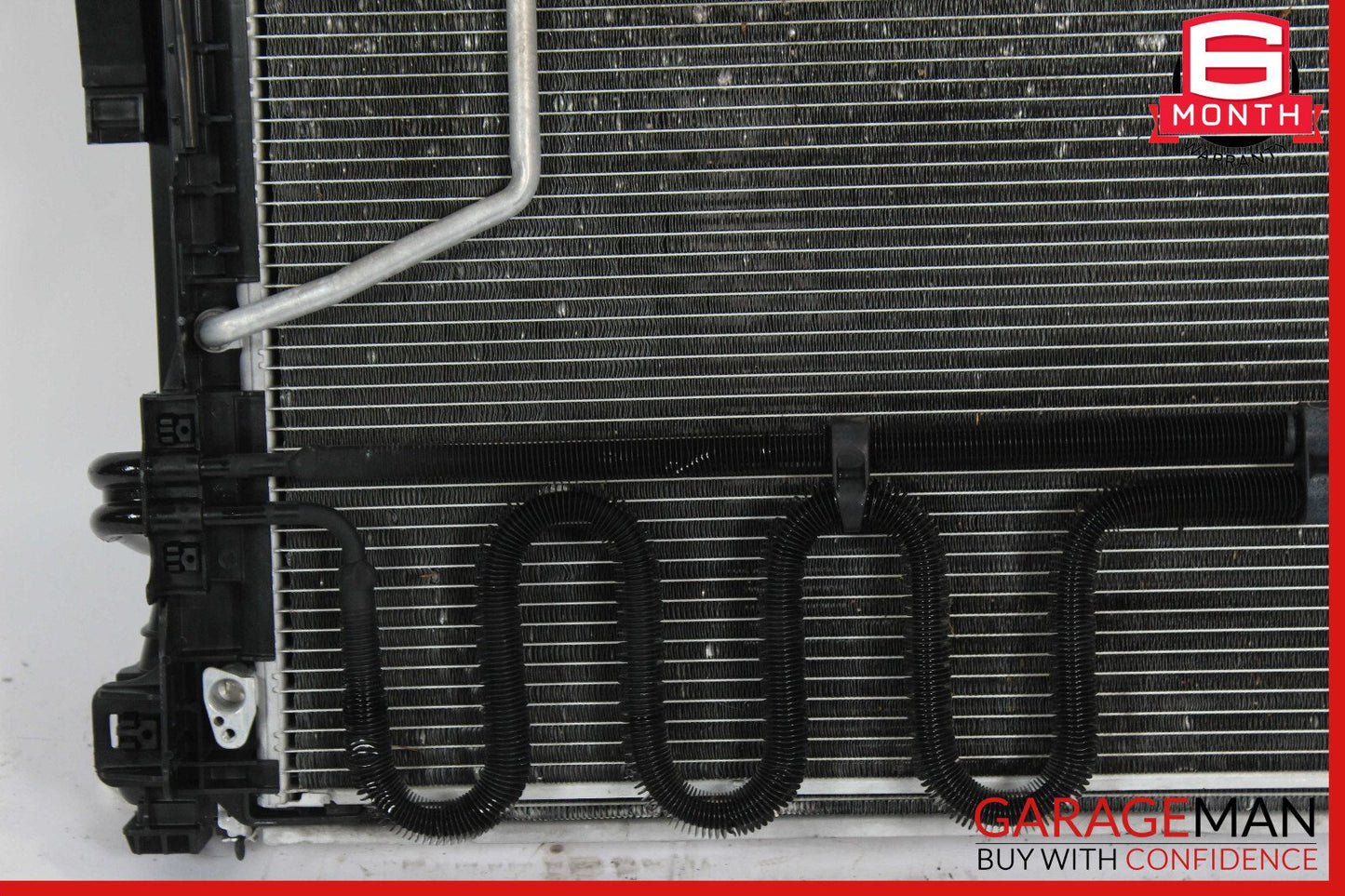 12-16 Mercedes R172 SLK350 Engine Cooling Radiator AC Condenser Assembly OEM