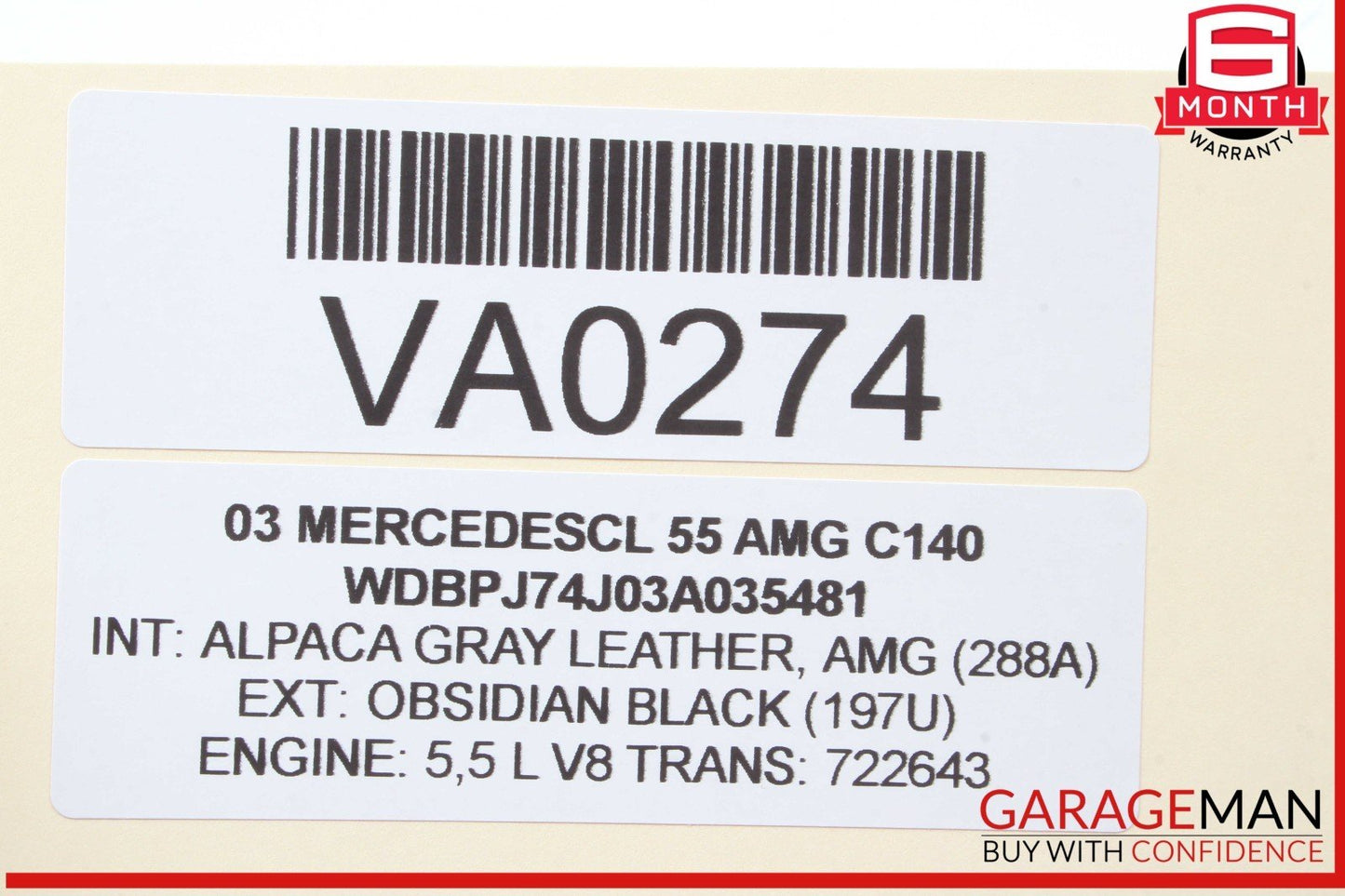 03-06 Mercedes W215 CL55 AMG ABS PML Control Electronic Stability Unit ESP OEM