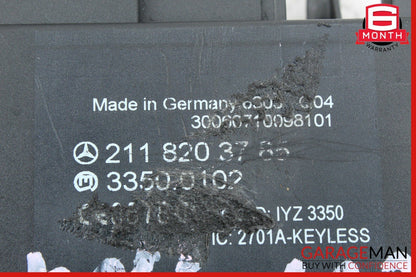 06-11 Mercedes W211 E63 CLS55 AMG Rear Door Keyless Go Control Module Unit OEM