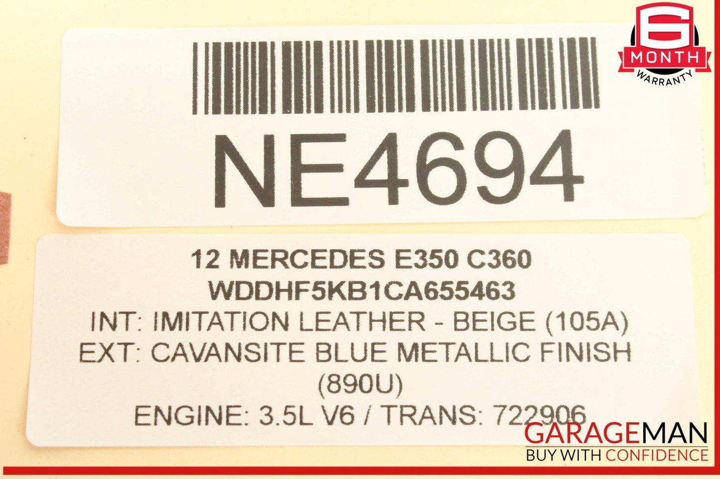 08-14 Mercedes W212 E350 C250 Rear Right Passenger Side Door Control Module OEM