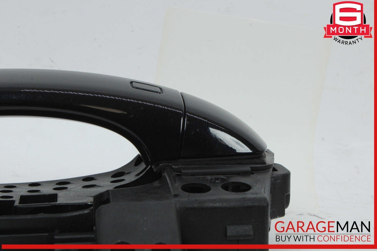 17-24 Audi Q7 Rear Left Driver Side Exterior Door Handle Black 4M0837885 OEM