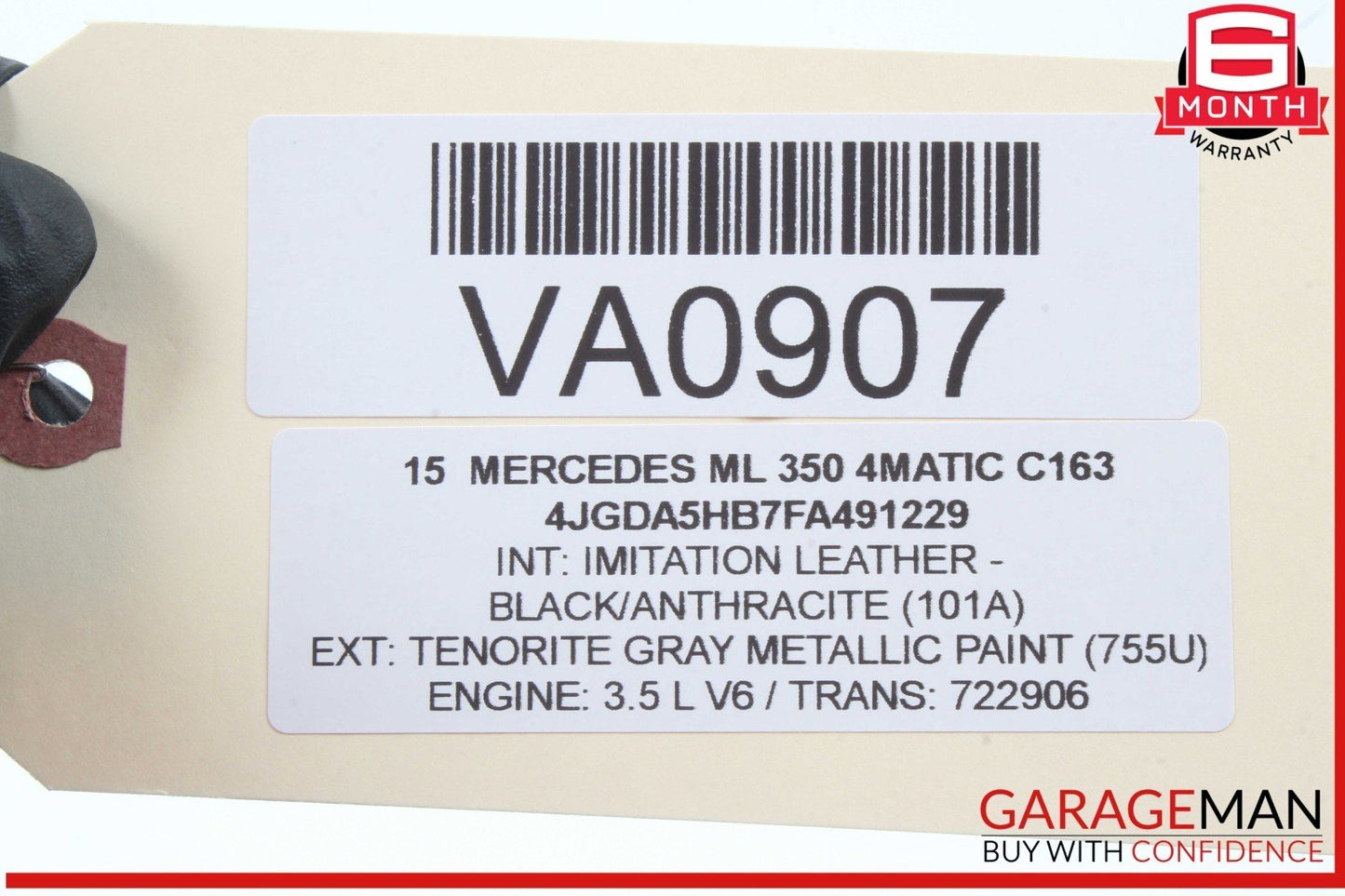 12-16 Mercedes W166 ML350 4MATIC Trailer Towing Control Module 2469005501 OEM