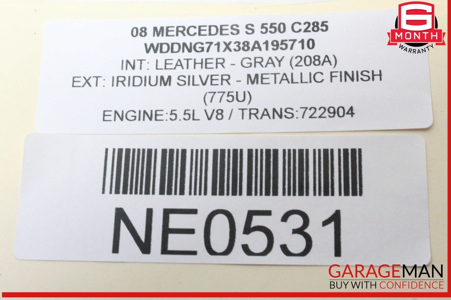 07-14 Mercedes W221 S550 CL550 Air Airmatic Suspension Control Module Unit OEM