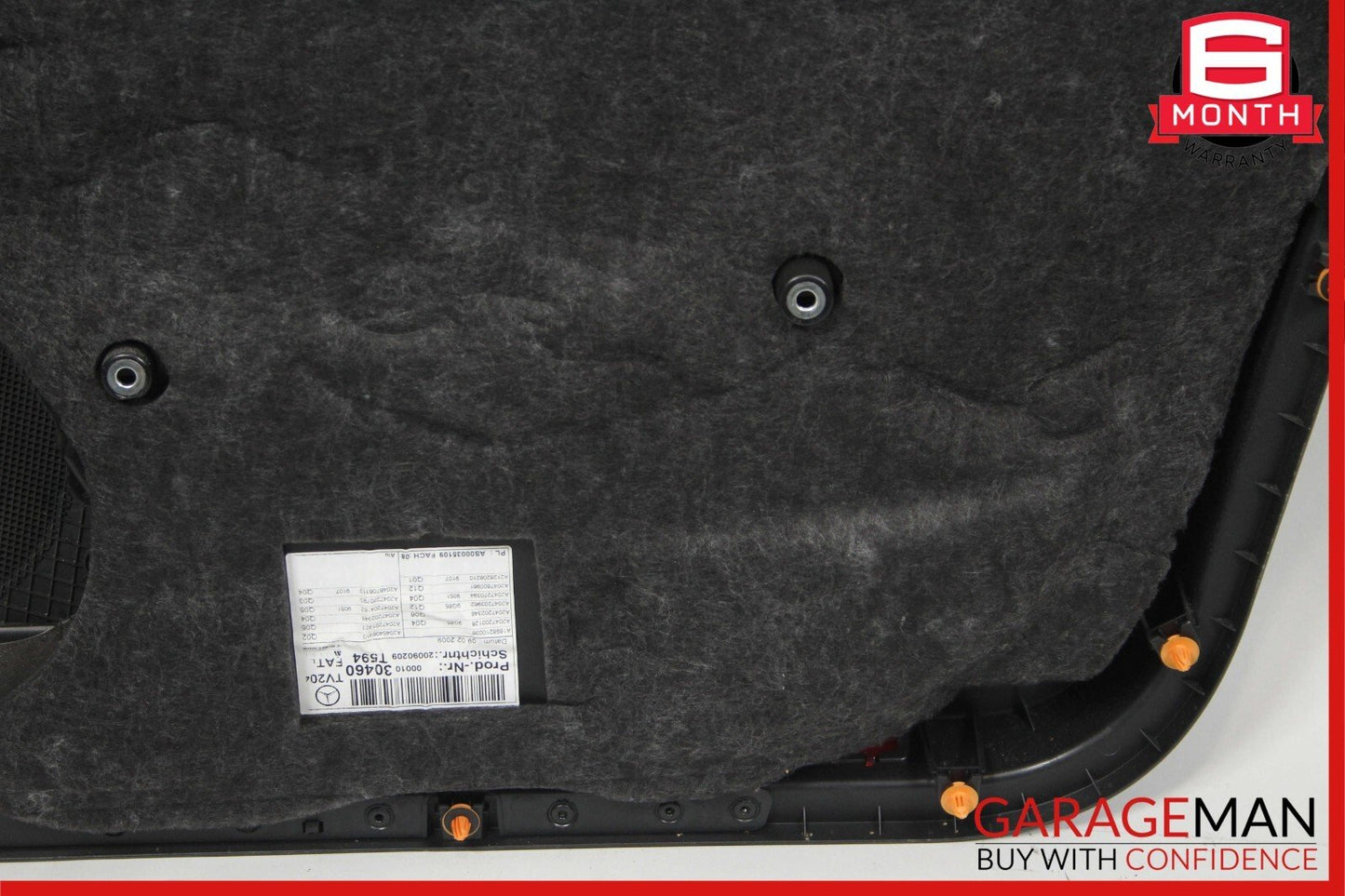 10-15 Mercedes X204 GLK250 GLK350 Front Left Side Interior Door Trim Panel Black