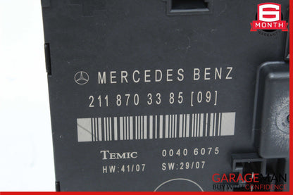 07-09 Mercedes W211 E350 E320 E550 E63 AMG Rear Left Door Control Module Unit