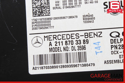 03-09 Mercedes X164 GL450 GL550 ML320 CL550 Sirius Satellite Radio Receiver OEM