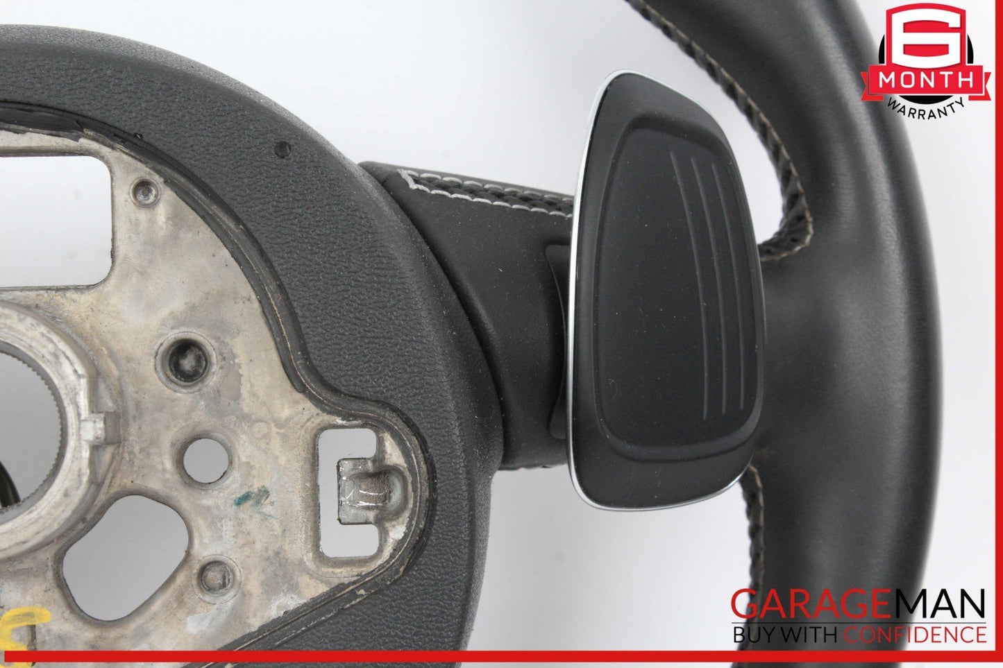 14-16 Audi SQ5 Front Left Driver Side Steering Wheel w/ Paddle Shifters OEM
