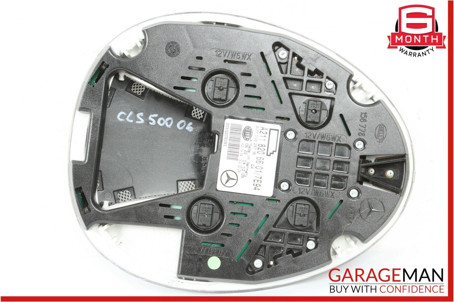 03-11 Mercedes W211 E350 CLS550 Rear Overhead Dome Light Lamp Assembly Gray OEM