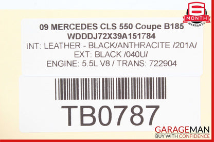 06-11 Mercedes CLS550 E350 Right Side Power Steering Rack & Pinion Tie Rod Boot