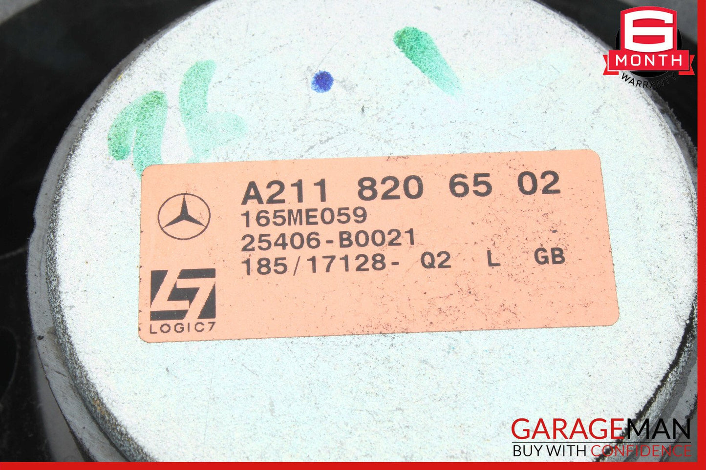07-09 Mercedes W211 E350 E550 Front Left Side Door Sound Speaker Logic7 OEM