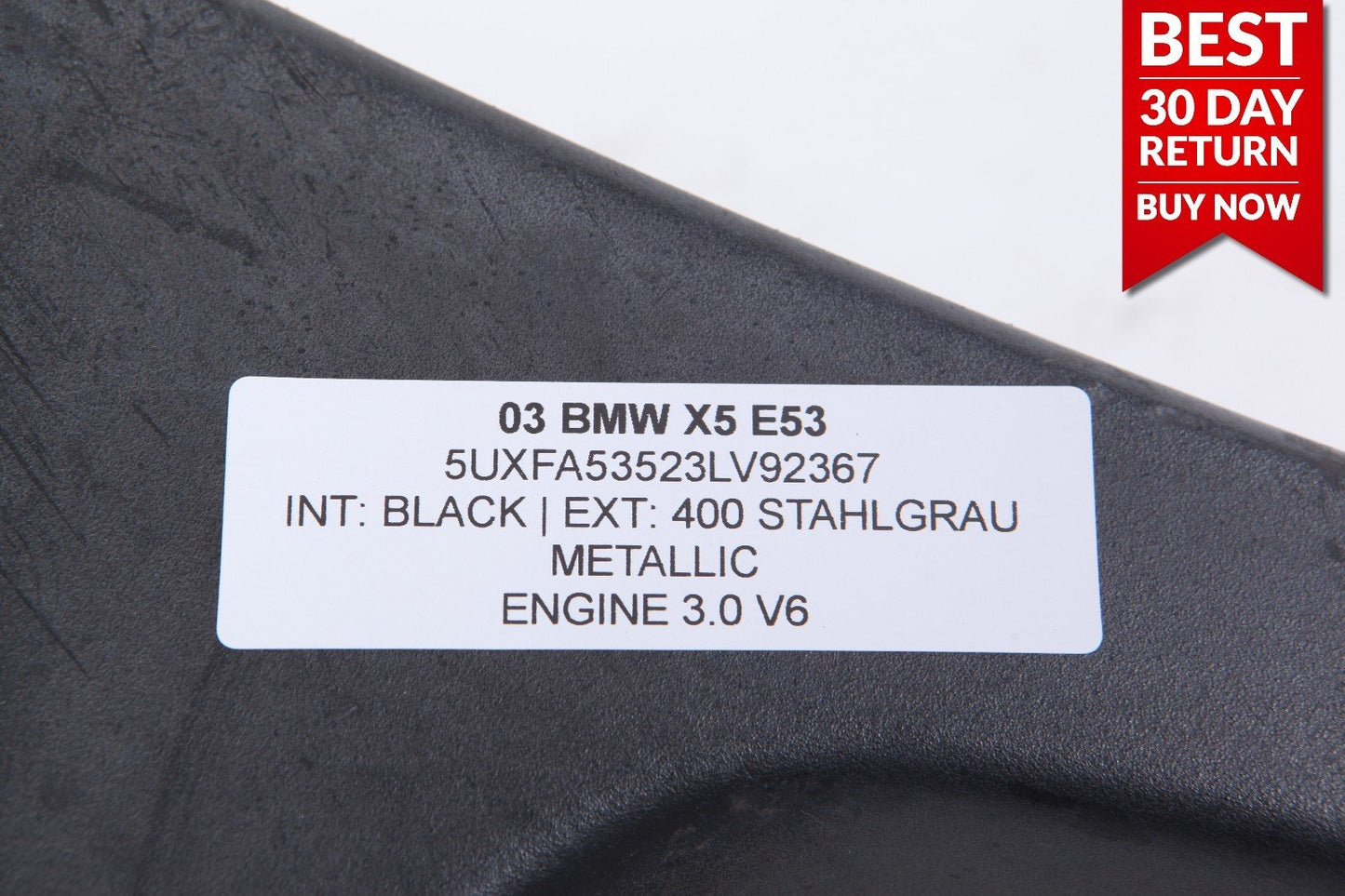 00-06 BMW E53 X5 Front Left Driver Side Wheel Arch Trim Fender Panel Molding OEM