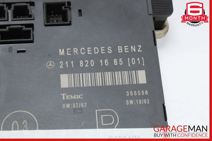 03-09 Mercedes W211 E500 E55 AMG Front Right Passenger Door Control Module Unit