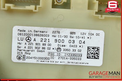 10-14 Mercedes W221 S550 S400 CL550 Keyless Go Entry Control Module Unit OEM