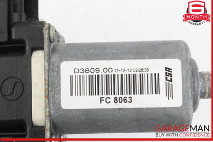 09-15 Jaguar XF XFR X250 Rear Left Driver Side Window Regulator Motor OEM