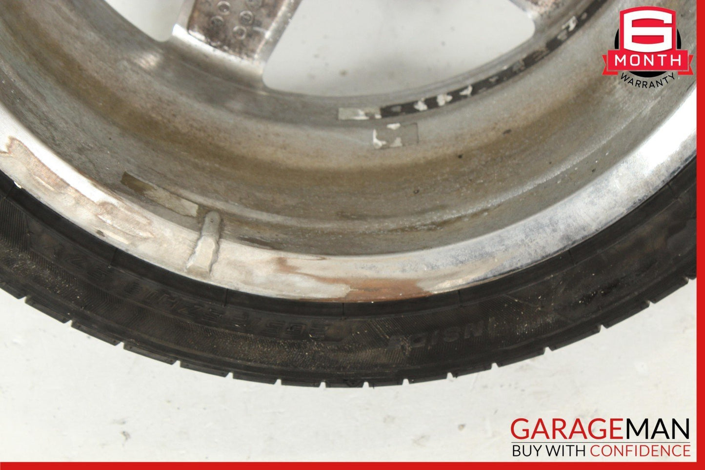03-12 Mercedes R230 SL550 SL65 AMG Rear Wheel Tire Rim 8.5Jx18H2 ET30 OEM