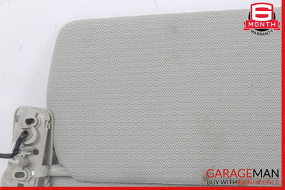 07-15 Audi Q7 L4 Front Right Passenger Side Sun Visor Shade Gray 4L0857552D OEM