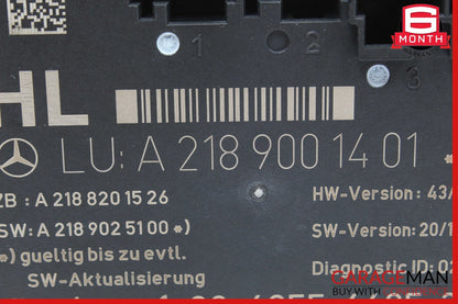 08-18 Mercedes W204 C250 Rear Left Side Door Control Module 2189001401 OEM