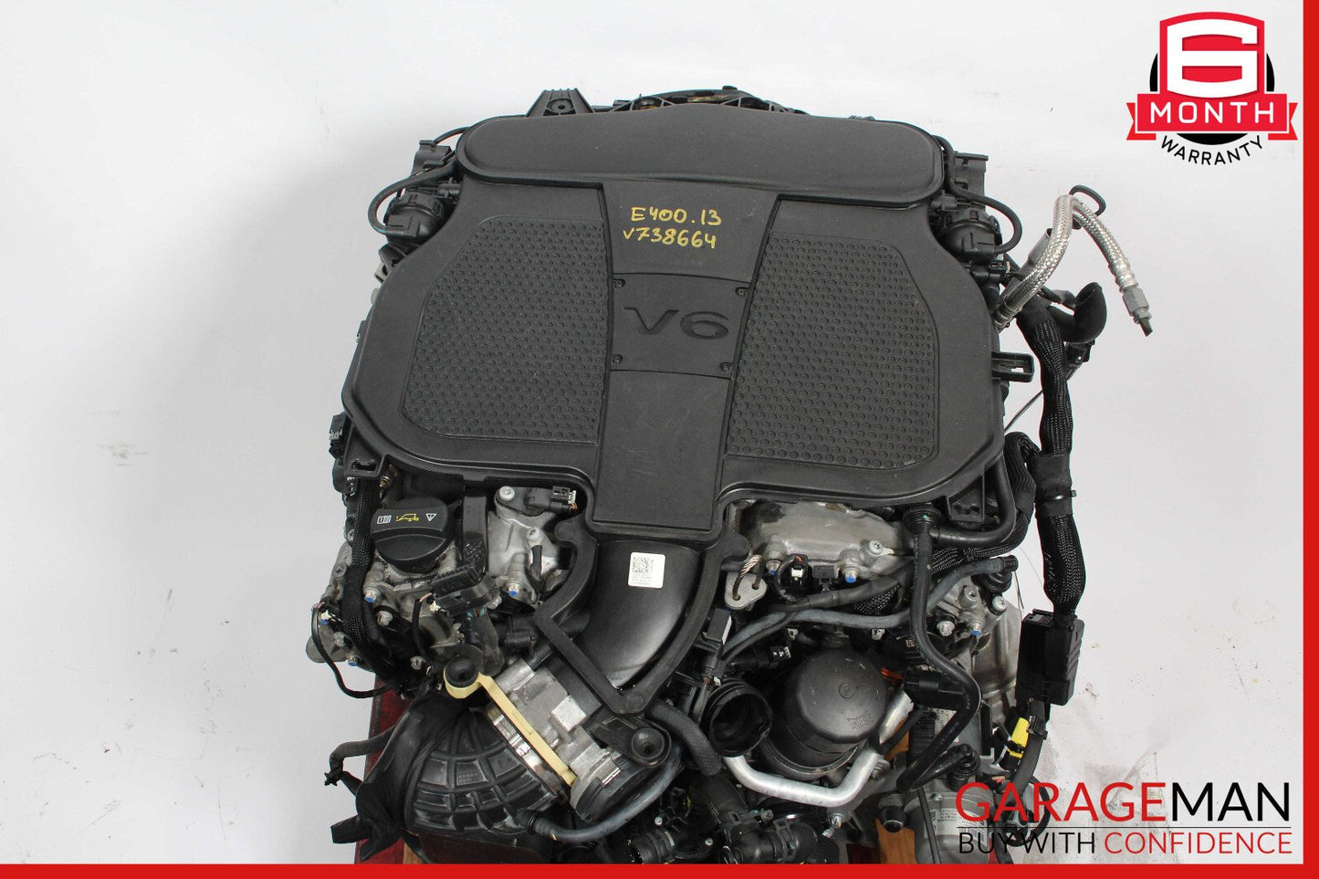 13-15 Mercedes W212 E400 Hybrid 3.5L Engine Motor Block Assembly OEM