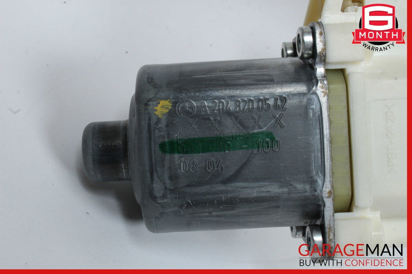 08-14 Mercedes W204 C300 C350 Rear Left Door Window Regulator Motor OEM