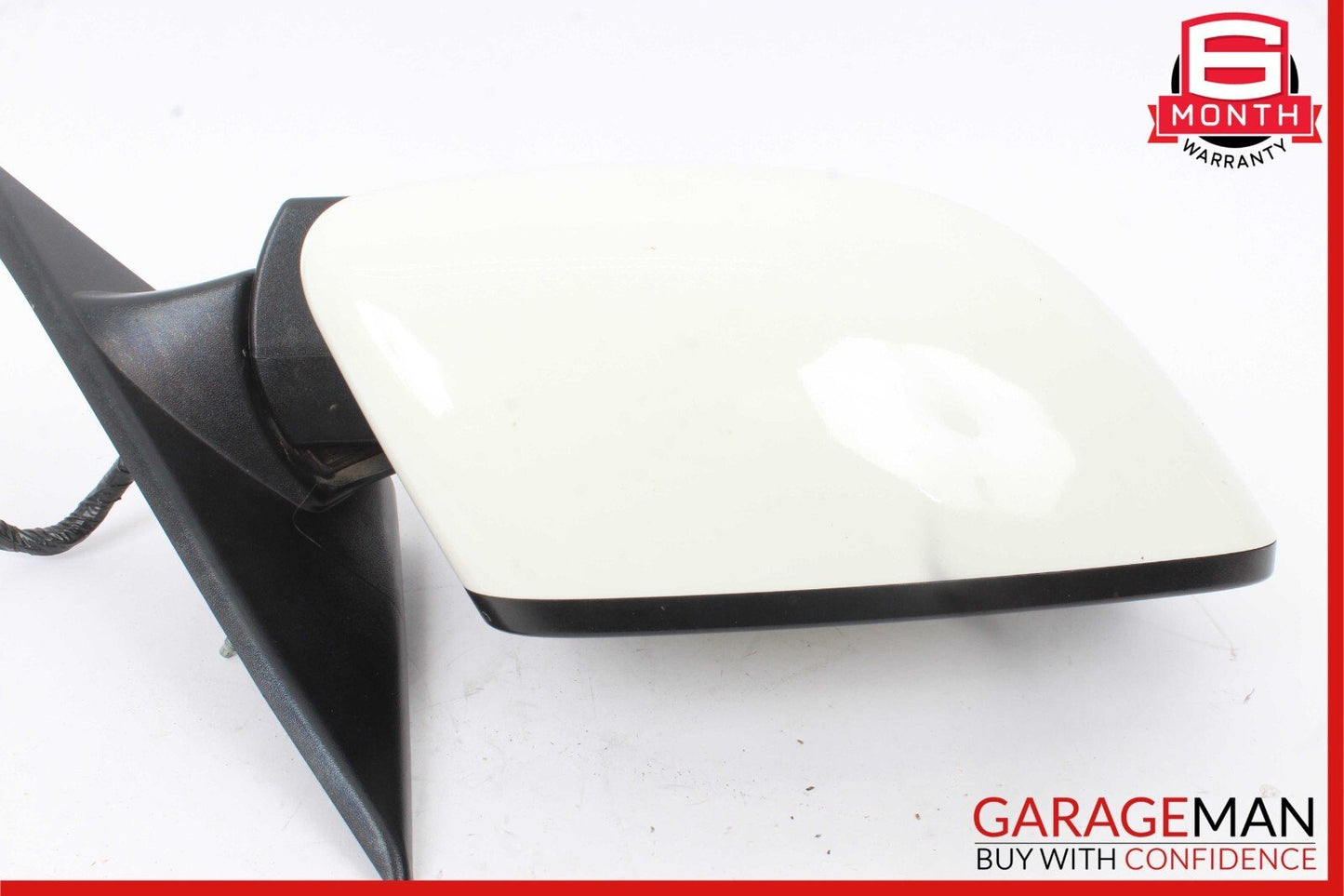 14-17 Maserati Ghibli Front Right Side Mirror Door Rear View White