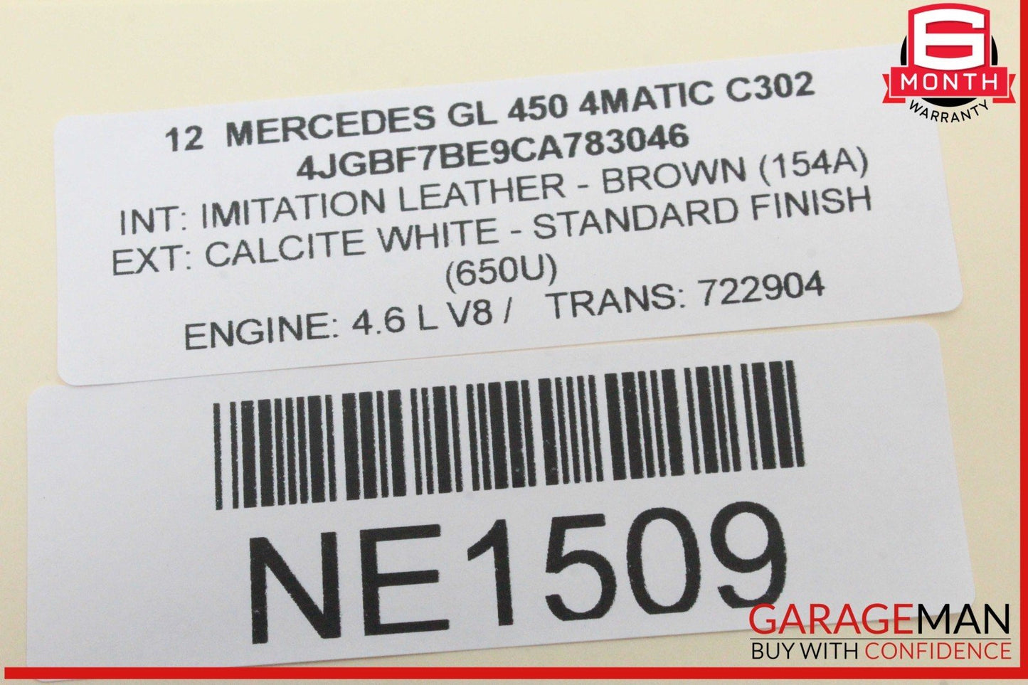 Mercedes X164 GL450 4MATIC Voice Communication Control Module 1669003400 OEM