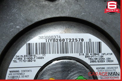 06-08 Mercedes W251 R320 R350 Driver Steering Wheel Airbag Air Bag Gray OEM