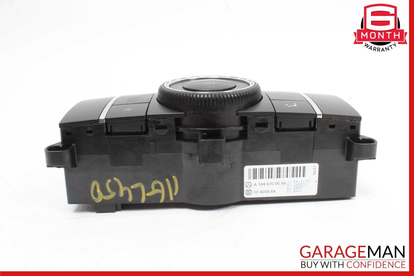 06-13 Mercedes W164 ML350 GL350 R500 Rear A/C Heater Climate Control Switch