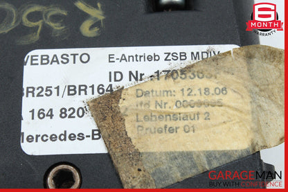 06-12 Mercedes W251 R350 4MATIC Panoramic Sunroof Sun Roof Motor 1648201442 OEM