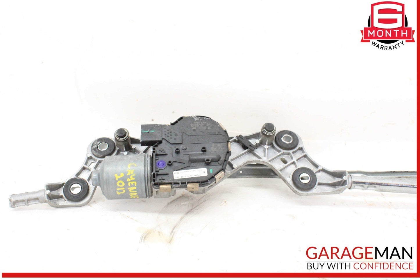 11-18 Porsche Cayenne 958 AWD Front Windshield Wiper Motor w/ Linkage Bosch OEM