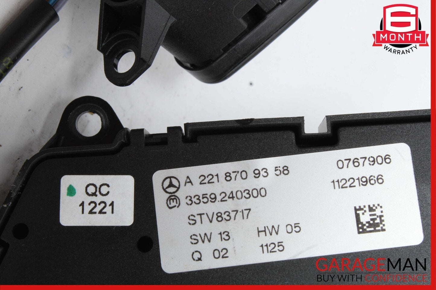 07-14 Mercedes W221 S550 CL600 Front Right Side Seat Control Switch Set OEM