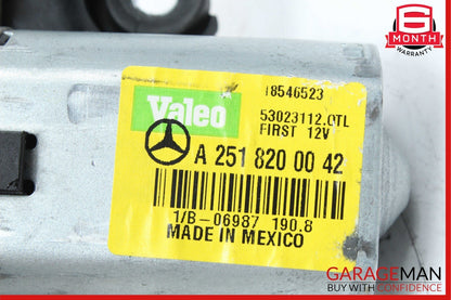 06-13 Mercedes X164 GL450 ML500 R350 Rear Windshield Glass Wiper Motor Unit