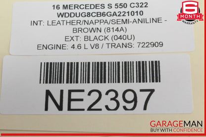 14-17 Mercedes W222 S550 Rear Trunk Lid Release Remote Open Close Control Module