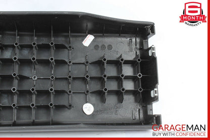03-06 Mercedes R230 SL500 Rear Center Console Lid Cover Panel Leather Black