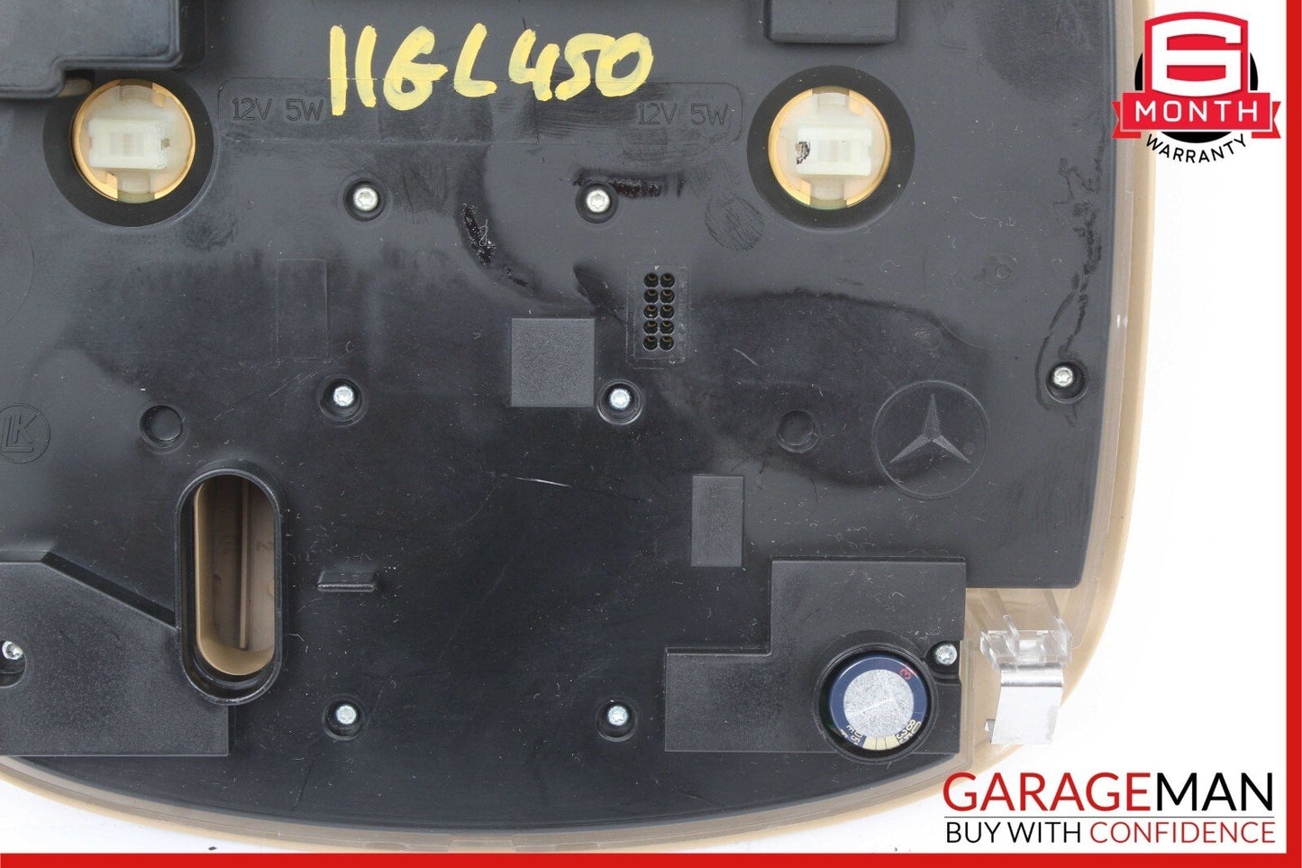 06-12 Mercedes X164 GL450 ML550 R350 Front Overhead Dome Light Lamp Brown OEM