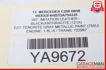 08-14 Mercedes W204 C250 C300 Front Right LED Daytime Running Light Fog Lamp OEM