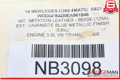 12-14 Mercedes W204 C300 C250 Front Left Driver Side Exterior Door Handle OEM